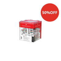 Borracha Cole��o Poster Faber-Castell - Branca (1 display c/ 24 pe�as) - 7024POSBR