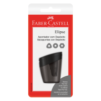 Apontador Elipse Faber-Castell - Cores Sortidas, 1 unidade (1 caixa c/ 24 cartelas) - SM/ELIPSE