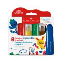 Canetinhas Extrajumbo Little Creatives (12 estojos c/ 6 canetinhas cada) - 354504