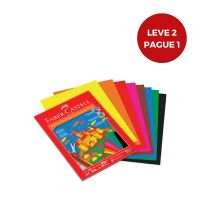 Leve 2 e Pague 1 Blocos De Papis Coloridos Colorset 32 Folhas Faber-Castell
