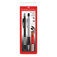 Lapiseira Poly Slim Office 0.5 Cinza e Preta (24 cartelas c/ 2 unids.) - SM/05SLIMOFCP