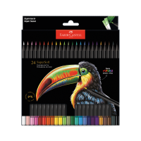 Ecol�pis de Cor Supersoft 24 Cores (1 pacote c/ 6 estojos) - 210724