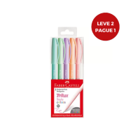 Leve 2 e Pague 1 Caneta Esferogr�fica Faber-Castell Trilux Style Colors (6 Es/cada) - 032/ES5TP