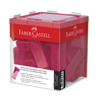 Apontador com Depósito Faber-Castell Rosa (25 Unid/cada) - 125RSZF