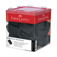 Borracha Faber-Castell Max Black (24 Unid/cada) - 7024BLACKN