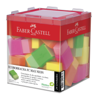 Borracha Faber-Castell Max Neon Mix (24 Unid/cada) - 7024FLVN