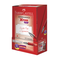 Caneta Esferográfica Faber-Castell Xtreme 0.7 Vermelho (18 Unid/cada) - XT07/VM.