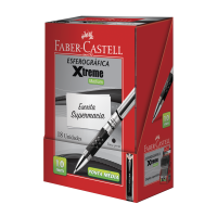 Caneta Esferográfica Faber-Castell Xtreme 1.0mm Preto (18 Unid/cada) - XT10/PR