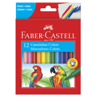 Canetinha Hidrográfica Faber-Castell 12 Cores (12 Es/cada) - 15.0112CZF