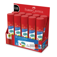 Cola Bastão Faber-Castell 40g (10 Unid/cada) - OF/8140