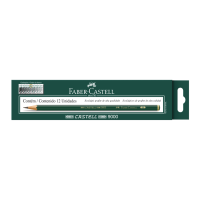 Ecol�pis Grafite Faber-Castell 9000 2B Es c/ 12 Unid (6 Es/cada = 72 unid.) - 90002B