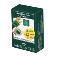 Grafite T�cnico Faber-Castell Polymer 0.9mm B (12 Unid/cada) - TMG09B