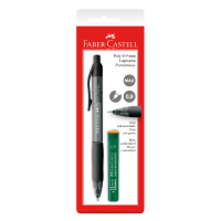 Lapiseira Faber-Castell Poly 0.9mm Preto Ctl c/ 1 Unid (24 Ctl/cada) - SM/09POLY