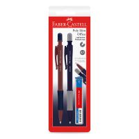 Lapiseira Poly Slim Office 0.7 Azul e Roxa (24 cartelas c/ 2 unids.) - SM/07SLIMOFAR