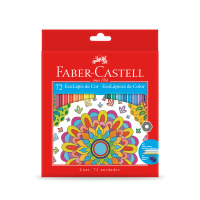 Ecol�pis de Cor Faber-Castell 72 Cores (3 Es/cada) - 120172G