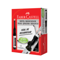 Marcador Quadro Branco Faber-Castell Preto (12 Unid/cada) - OFR/522RFPR