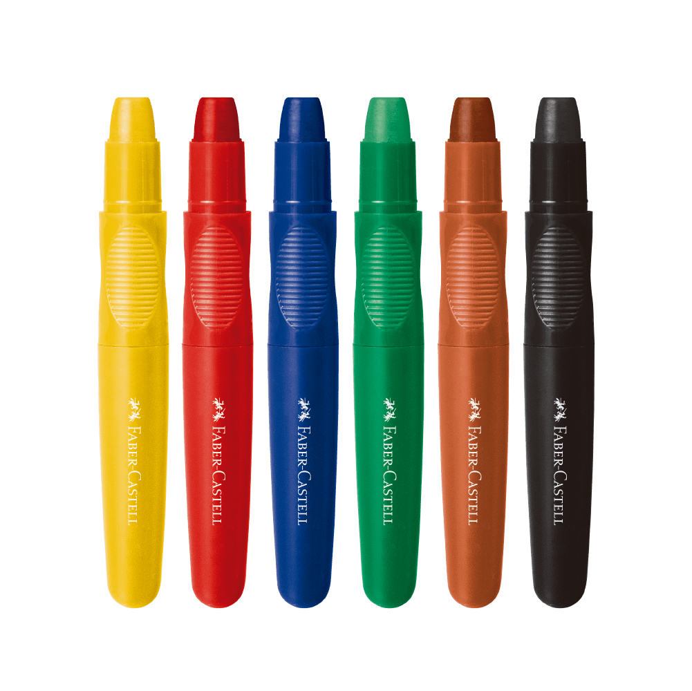 Giz de Cera Jumbo Supermacio Little Creatives (12 estojos c/ 6 gizes cada) - 224006