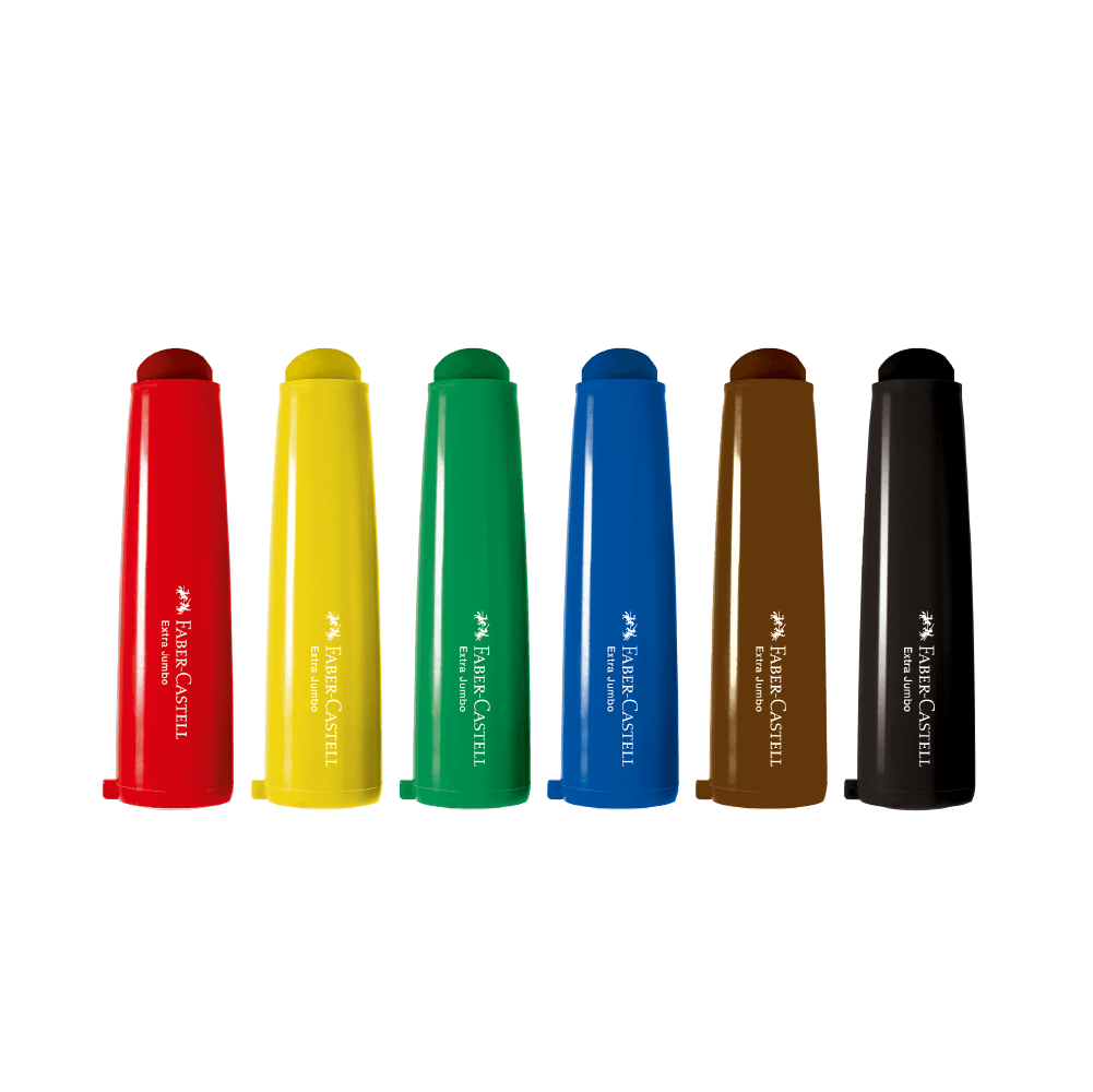 Canetinhas Extrajumbo Little Creatives (12 estojos c/ 6 canetinhas cada) - 354504