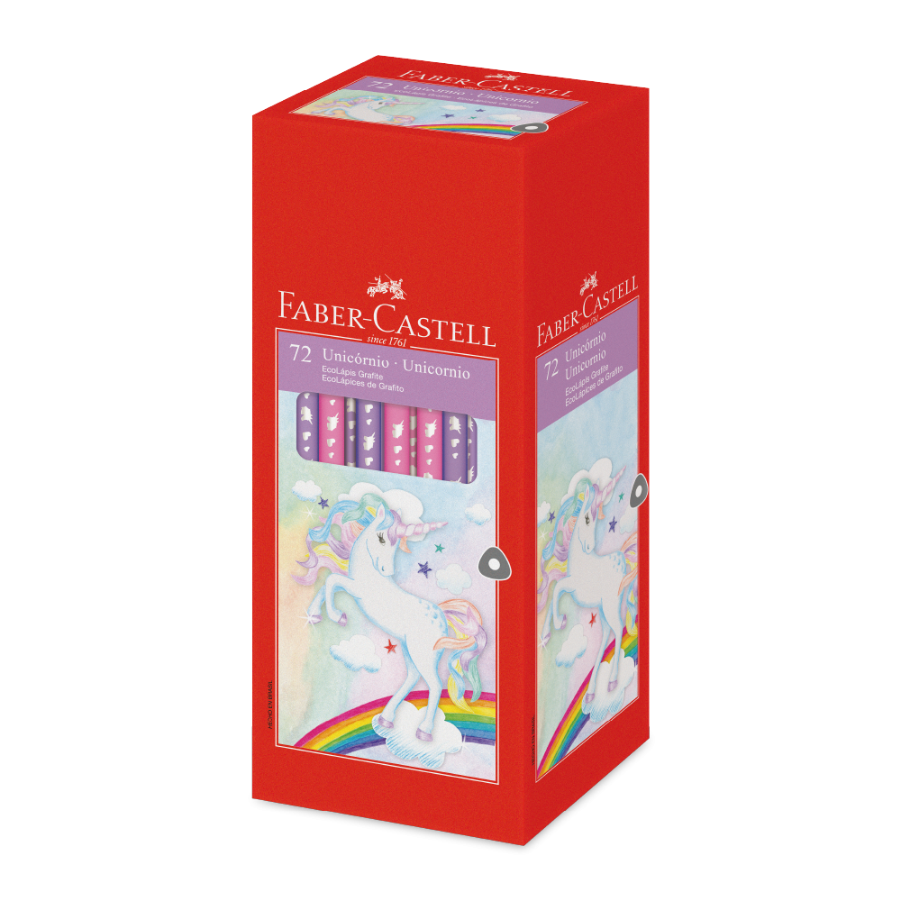 EcoL�pis Grafite Faber-Castell Unic�rnio (72 unidades/cada) - 935UNI
