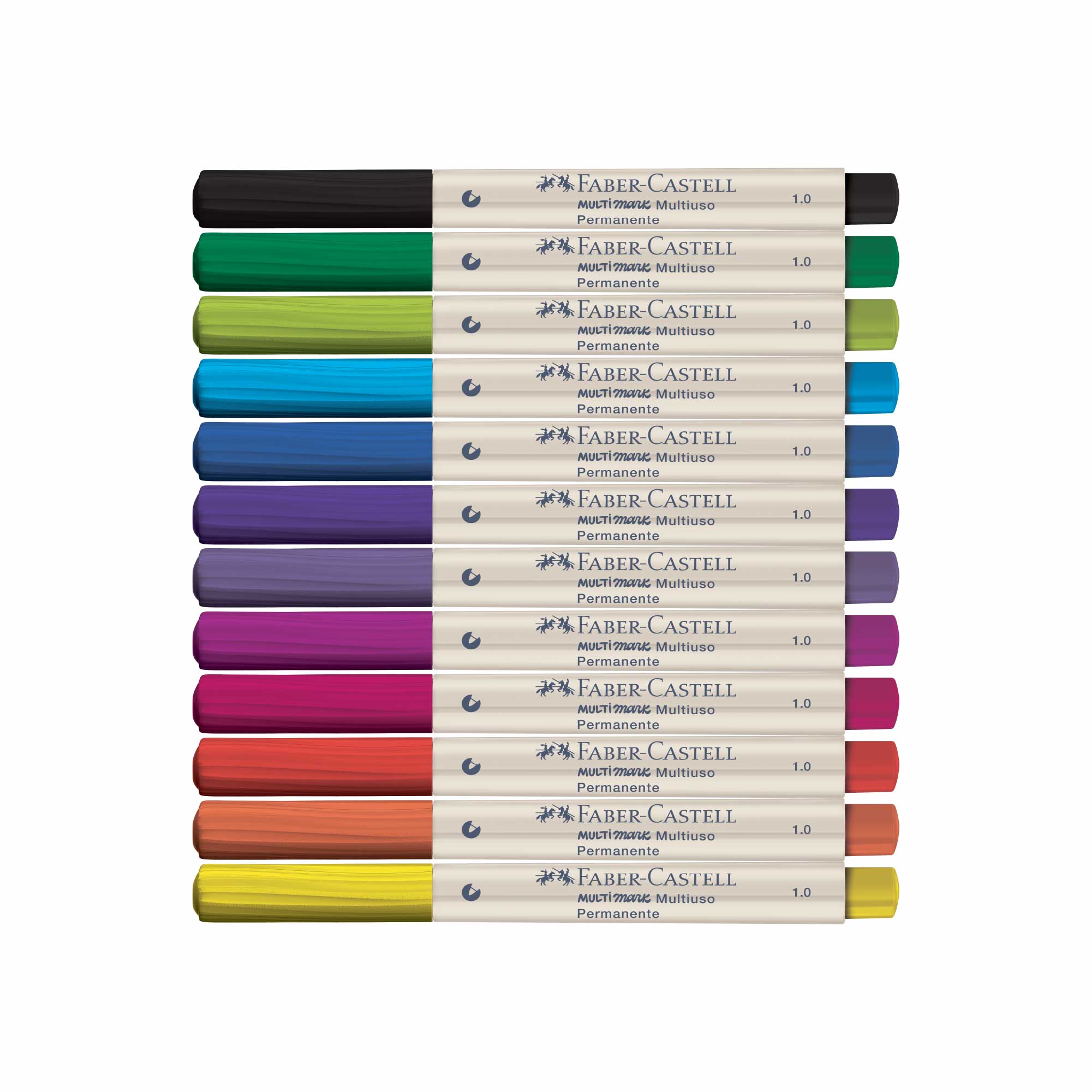 Marcador Multimark 1.0 6 Cores (1 pacote c/ 6 estojos) - MM/ES106ZF
