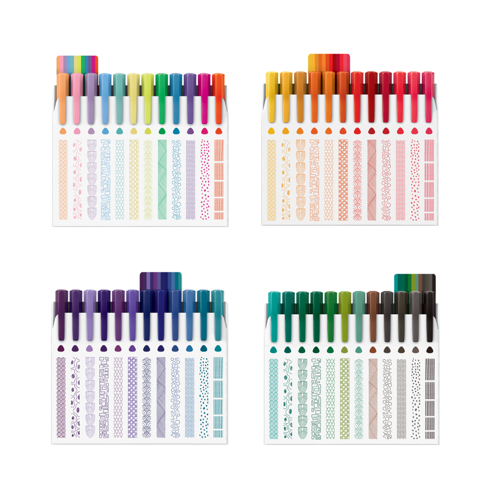 Caneta Ponta Porosa Faber-Castell Fine Pen Colors 48 Cores (2 Es/cada) - FPB/ES48ZF