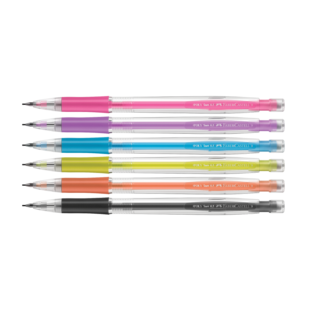 Lapiseira Poly Teen 0.7 mm - 24 Unidades (1 caixa c/ 24 unid) - LP07T
