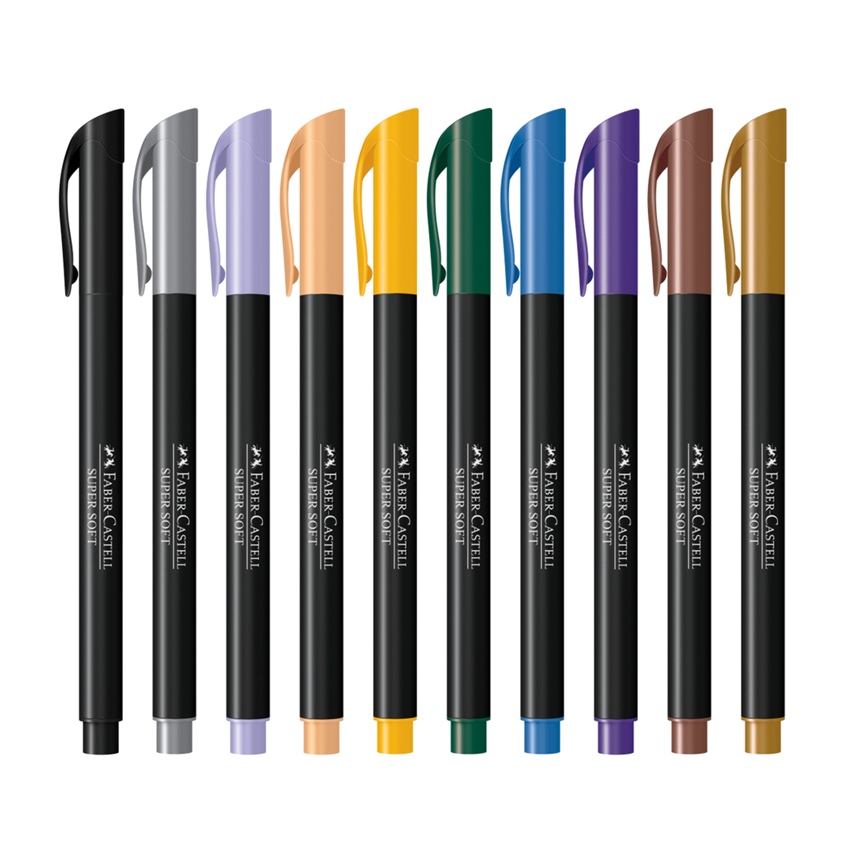 Canetinha Hidrográfica Faber-Castell SuperSoft Brush Pen 20 Cores