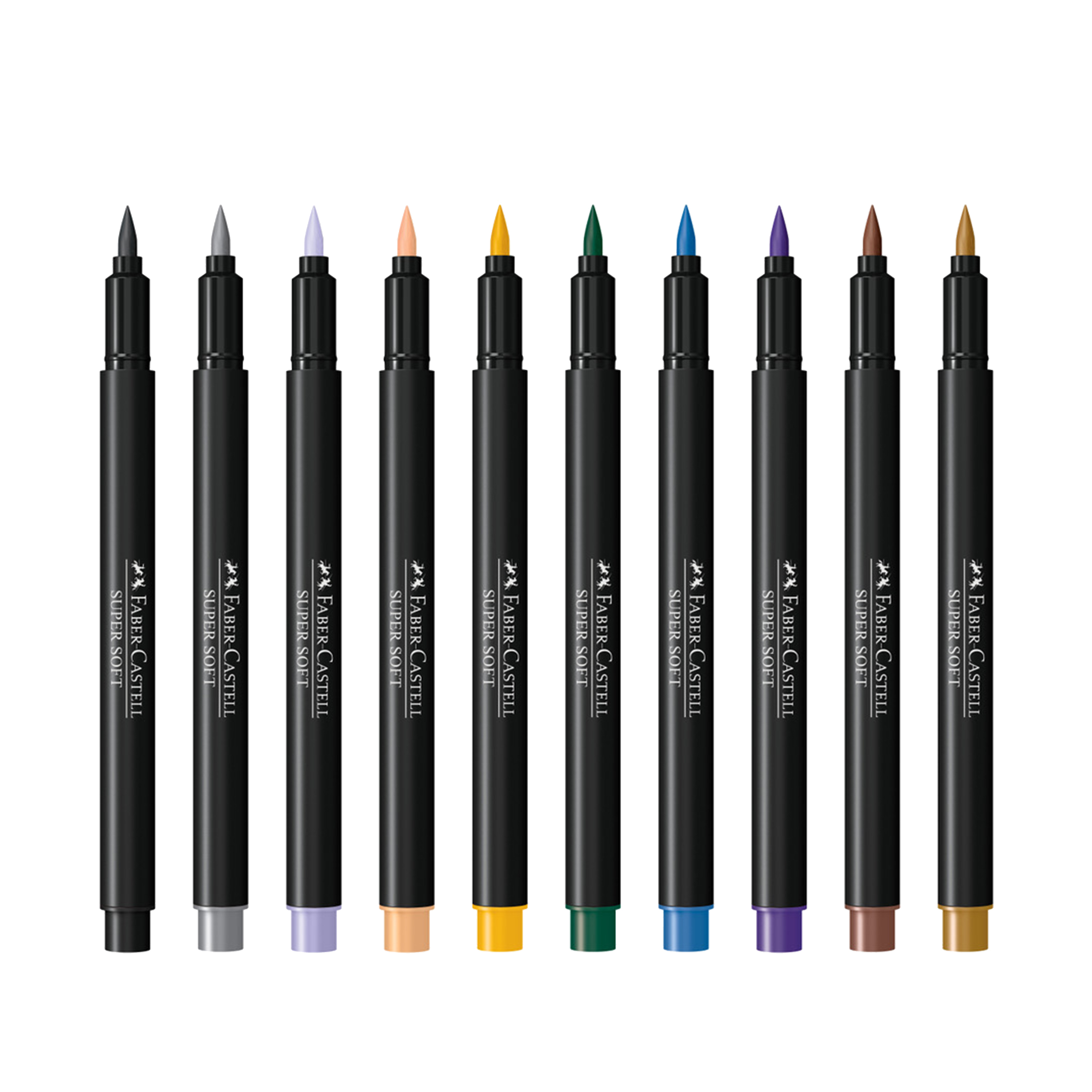 Canetinha Hidrográfica Faber-Castell SuperSoft Brush Pen 20 Cores