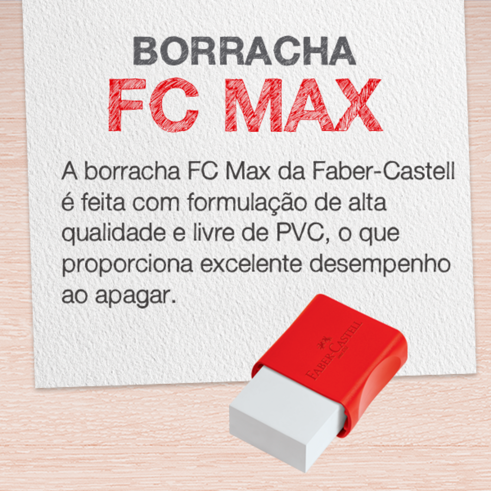 Borracha Faber-Castell Max (24 Unid/cada) - OF/7024N