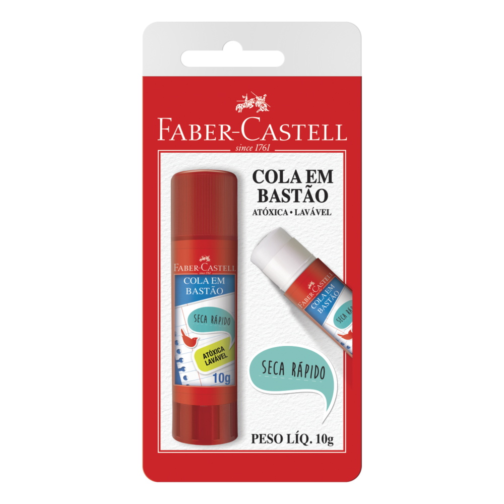 Cola Basto Faber-Castell 10g Ctl c/ 1 Unid (30 Ctl/cada) - SM/8110