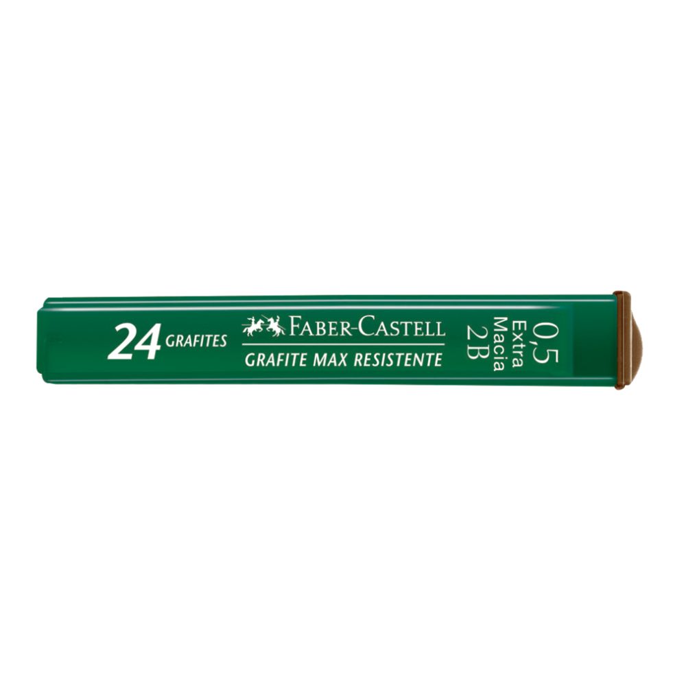 Grafite Tcnico Faber-Castell Polymer 0.5mm 2B (12 Unid/cada) - TMG052B