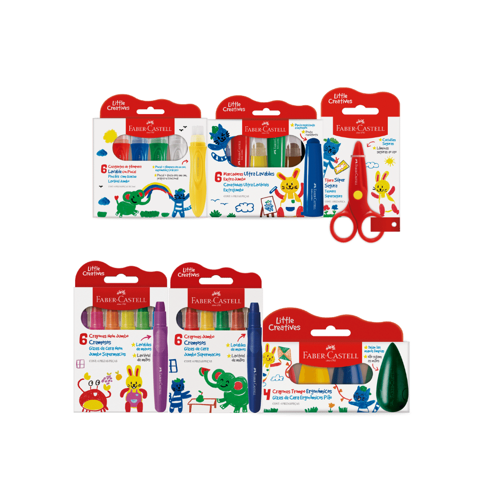 Kit Little Creatives (6 produtos)