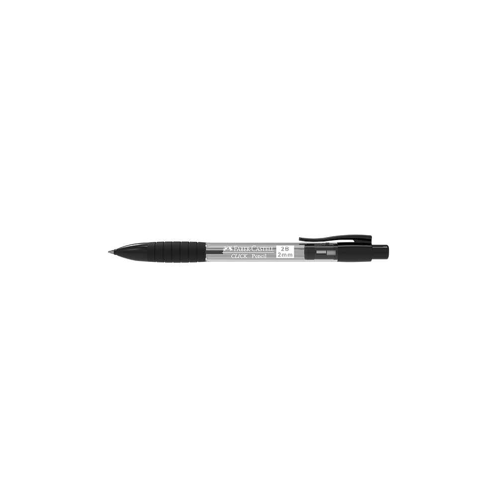 Lapiseira Poly Click Pencil 2.0. Preta - Faber-Castell (1 caixa c/ 10 unid) - LP20CPP