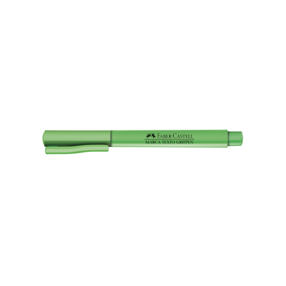 Marca Texto Faber-Castell Grifpen Verde Ctl c/ 1 Unid (24 Ctl/cada) - SM/MTVDZF