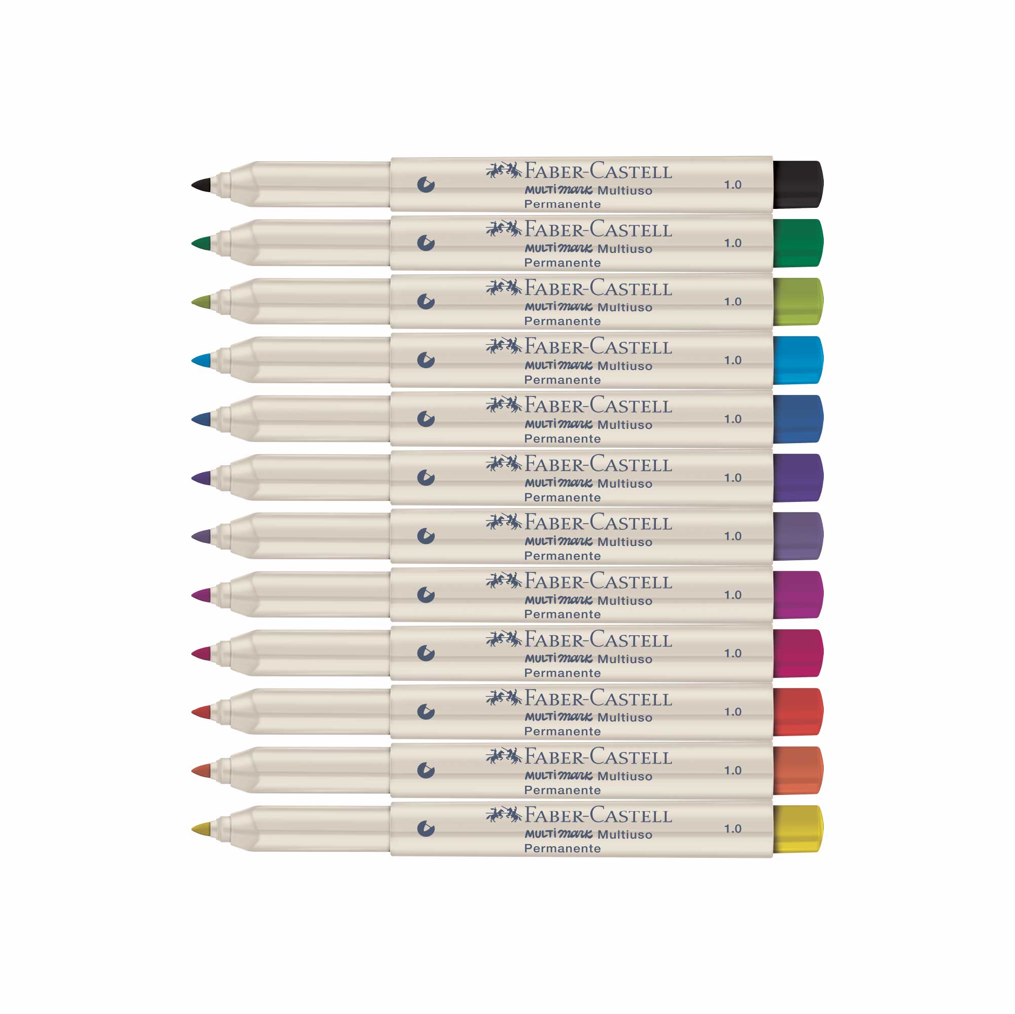 Marcador Multimark 1.0 6 Cores (1 pacote c/ 6 estojos) - MM/ES106ZF