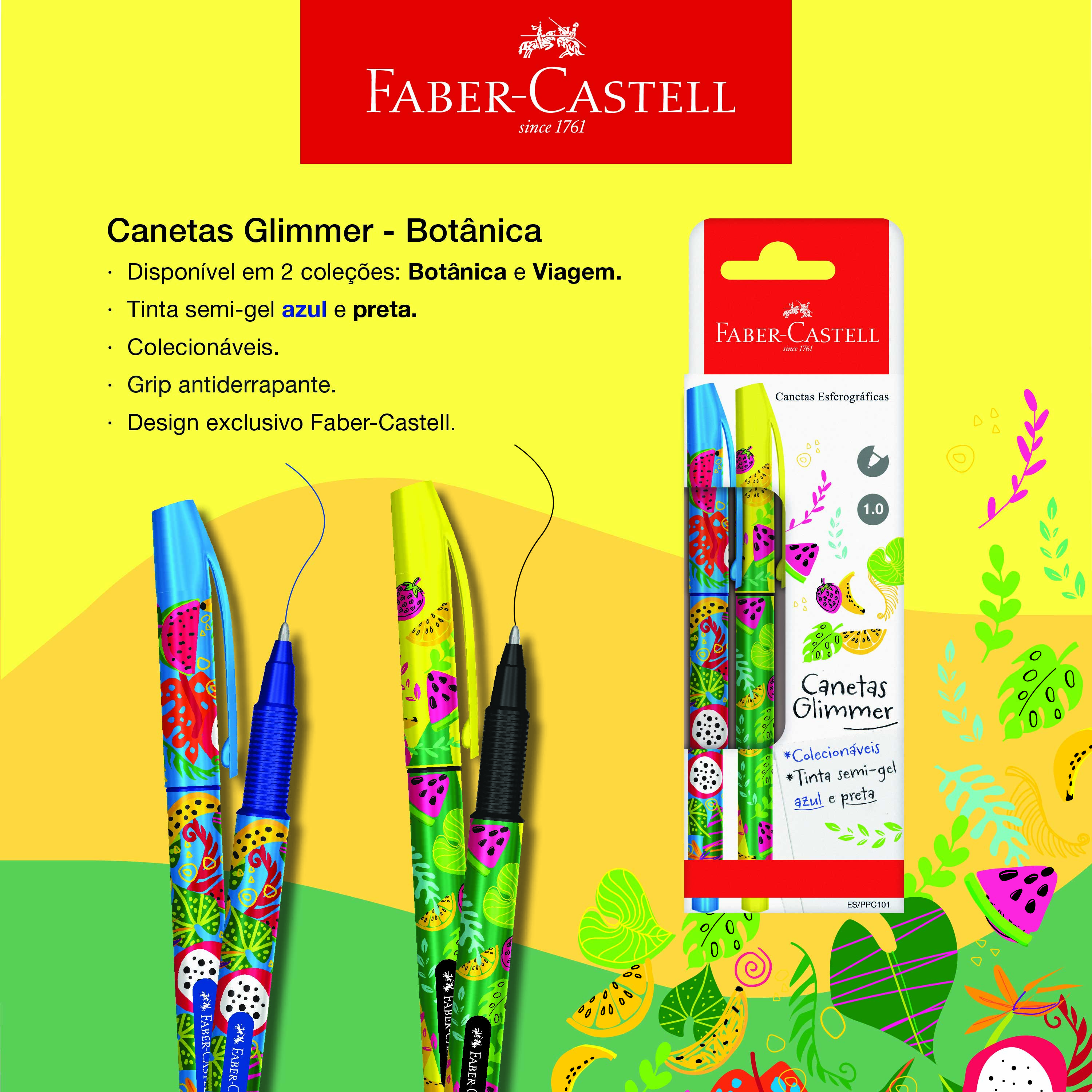 Caneta Play Cool Colees 1.0 Botnica (1 pacote c/ 4 estojos) - ES/PPC101
